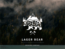 Tablet Screenshot of lagerbear.com